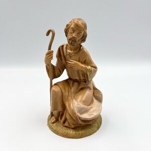 Vintage Italian Nativity Figure 5–6” Resin Hand Painted Italy